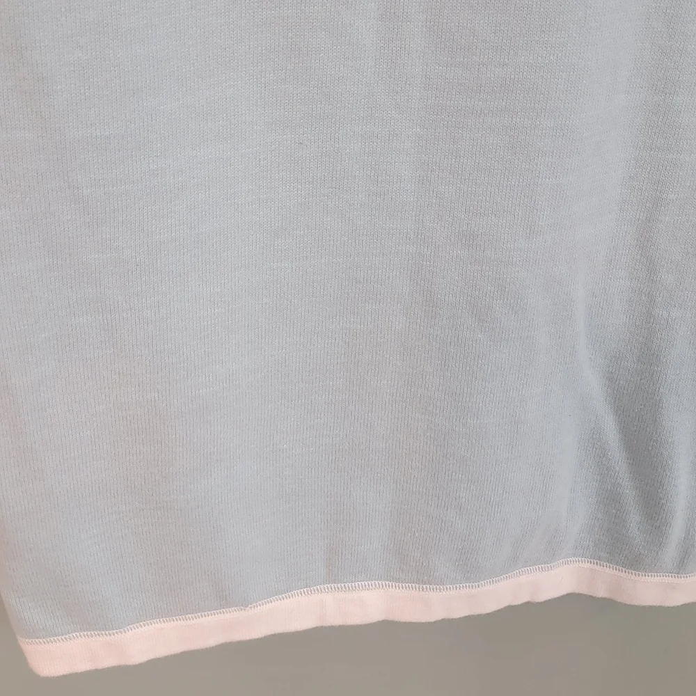 Lulu-B Womens Coastal Nautical Beachy Crewneck‎ 3/4 Sleeve Sweater Size Small